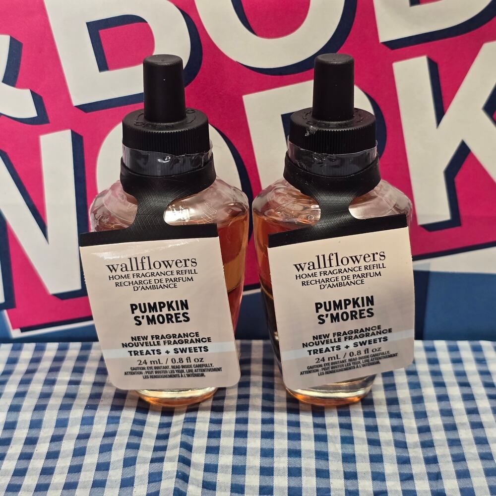 BBW Pumpkin S'Mores Smores TREATS + SWEETS Wallflower Fragrance Refills